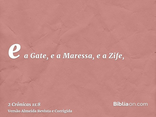 e a Gate, e a Maressa, e a Zife,