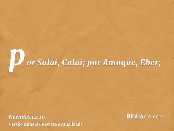 por Salai, Calai; por Amoque, Eber;