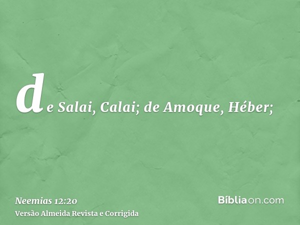 de Salai, Calai; de Amoque, Héber;